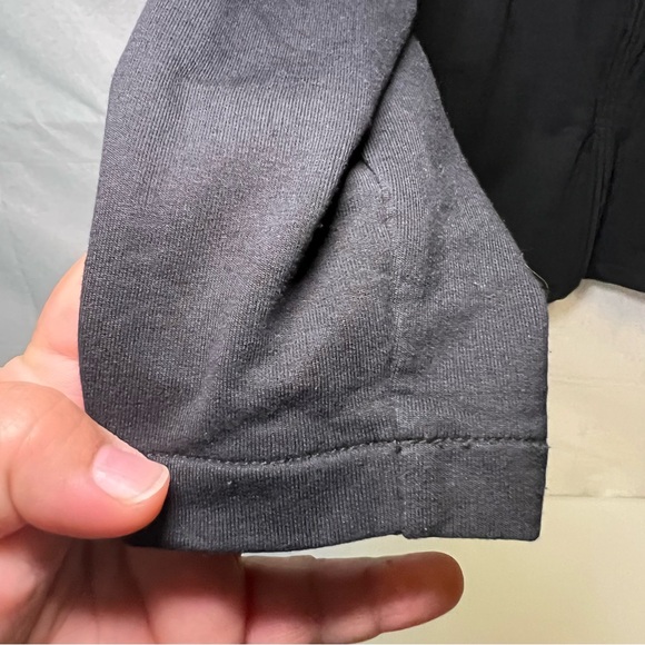 Lauren Ralph Lauren Womens Size Med Black Knit Zippered Quilted Cardigan Jacket - Picture 5 of 15